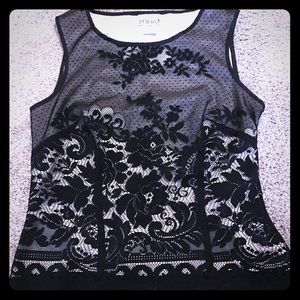 Lacy blank top